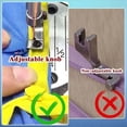 thumbnail image 4 of 5X Prensatelas de Cremallera Invisibles Ajustables Pies de Cremallera Unilaterales para Máquina de Coser Industrial de Pespunte de Aguja Única, 4 of 7