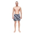 thumbnail image 3 of Rokka&Rolla Men's 7'' Tie Dye Swim Shorts with Compression Liner, 3 of 13