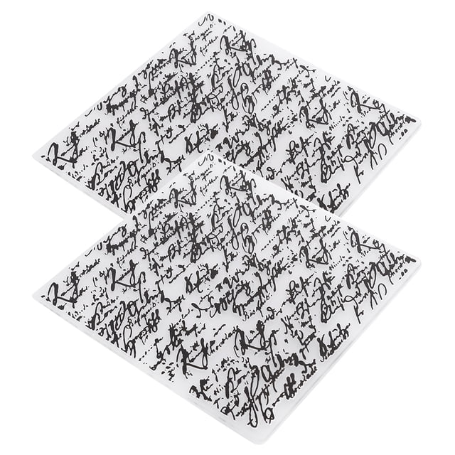 Embossing Stencils2pcs Embossing Folders Concave Embossing Folders Embossing Plate Power Packed Performance