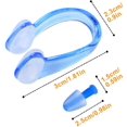 thumbnail image 6 of GIXUSIL Waterproof Silicone Swimming Nose Clip Plugs Earplugs for Adults Children Age 7+ (4 Pack)Multi-Color, 6 of 6