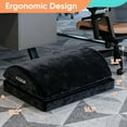 thumbnail image 5 of VUSIGN Ergonomic Underdesk Memory Foam Footrest,  2 Adjustable Heights & Washable Cover & Anti-Slip Base for Car Home Office, Grey, 5 of 7