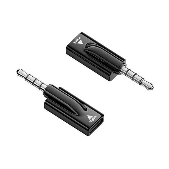USB C to 3.5mm Audio Aux Jack Cable, Type-C Female to 3.5mm Male Audio Adapter Converter for USB C Wired Headphones, Compact Audios Dongle for Car Mobile Phones