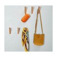 thumbnail image 5 of Juego de 6 percheros vintage, percheros de madera, capacidad de carga 5 kg, percheros de pared, percheros para albornoces, percheros para sombreros, percheros, percheros multiusos, percheros para, 5 of 5