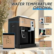 Top Loading Water Cooler Dispenser Water Coolers 5 Gallon,Hot/Cold Water Cooler Dispenser, Innovative Slim Design Energy Saving Freestanding with Child Safety Lock for Home or Offi