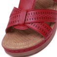 thumbnail image 5 of Leozcaa Wedge Slide Sandals for Women Comfortable Slip On Summer Platform Low Heel Walking Slip on Shoes, 5 of 7