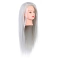 thumbnail image 4 of NestledNature Practice , Cosmetology Hairdressing Practice Mannequin Dolls Salon Tools, High Temperature Resistance Fibre Hairdressing Practice For Braiding Stying, 4 of 8