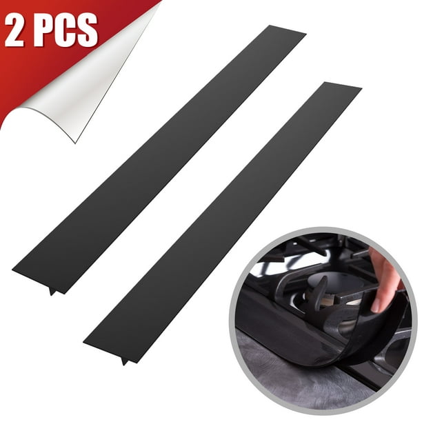 EEEkit 2pcs Silicone Stove Gap Covers, Heat Resistant Gap Fillers Seal