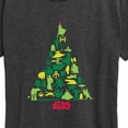 thumbnail image 3 of Star Wars - Character Christmas Tree Women's Short Sleeve Graphic T-Shirt, 3 of 5