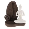 thumbnail image 3 of Quemador de incienso de cono de cerámica Quemador De Incienso De Reflujo De Cerámica Para Niña, Yoga, Hogar, Habitación, Estudio, Decoración C Magideal Quemador de incienso de cono de cerámica, 3 of 7