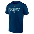 thumbnail image 2 of Men's Fanatics  Deep Sea Blue Seattle Kraken Authentic Pro Core Primary T-Shirt, 2 of 3