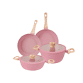 thumbnail image 1 of Juegos De Sartenes Aluminio Baterias Sartene Antiadherentes Eo Safe Imports Color Rosa, 1 of 4