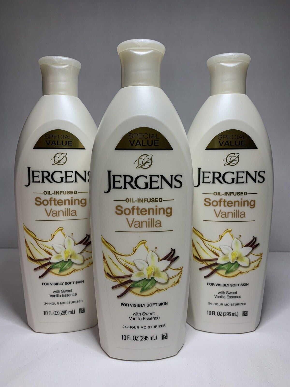 Jergens Softening Vanilla OilInfused Lotion with Vanilla Essence, 10