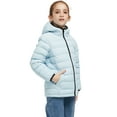 thumbnail image 3 of Wantdo Girl's Winter Coat Light Winter Coat Packable Puffer Jacket Acid Blue 8, 3 of 9