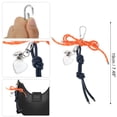 thumbnail image 2 of Unique Bargains 1 Pc Handbag Charm Knot Heart Bag Charm Orange Blue, 2 of 5