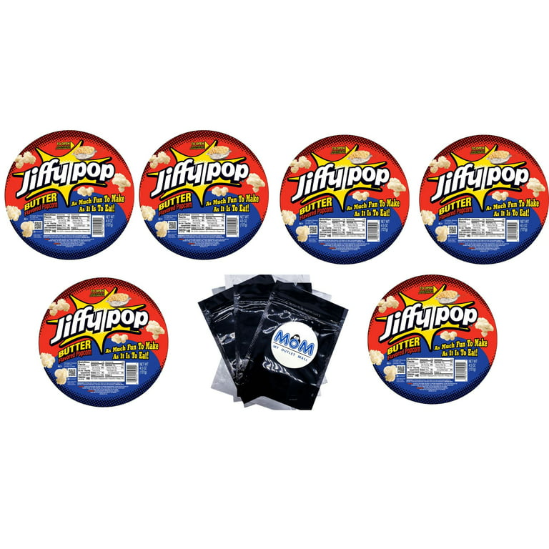 Jiffy Pop Butter Flavored Popcorn Lot of 2-4.5 oz Best By 4/6/2024