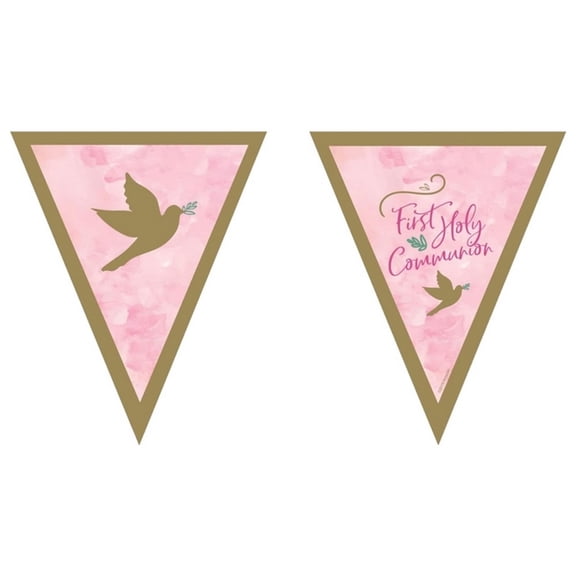 Amscan First Holy Communion Flag Banner