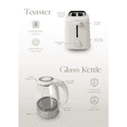 thumbnail image 4 of COOK WITH COLOR Compact Egg Boiler, Glass Kettle, & Toaster Kitchen Appliance Set, Cream, 4 of 4