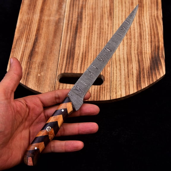Damascus Steel Fillet Kitchen Fish Chef Knife, 12 Inch