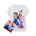 thumbnail image 4 of HAWEE Robe Mignonne Encanto Mirabel pour Filles Costume Isabela Cosplay avec 3 Pcs, 4 of 7