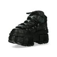 thumbnail image 5 of New Rock WALL106-S12 Unisex Black Leather Gothic Boots, 5 of 8