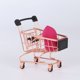 thumbnail image 1 of Mini Shopping Trolley Toys Crazy Cart Cosmetic Spong Basket Makeup Cute Things Storage Box Office Supplies Pen Container heqiyong LED, 1 of 2