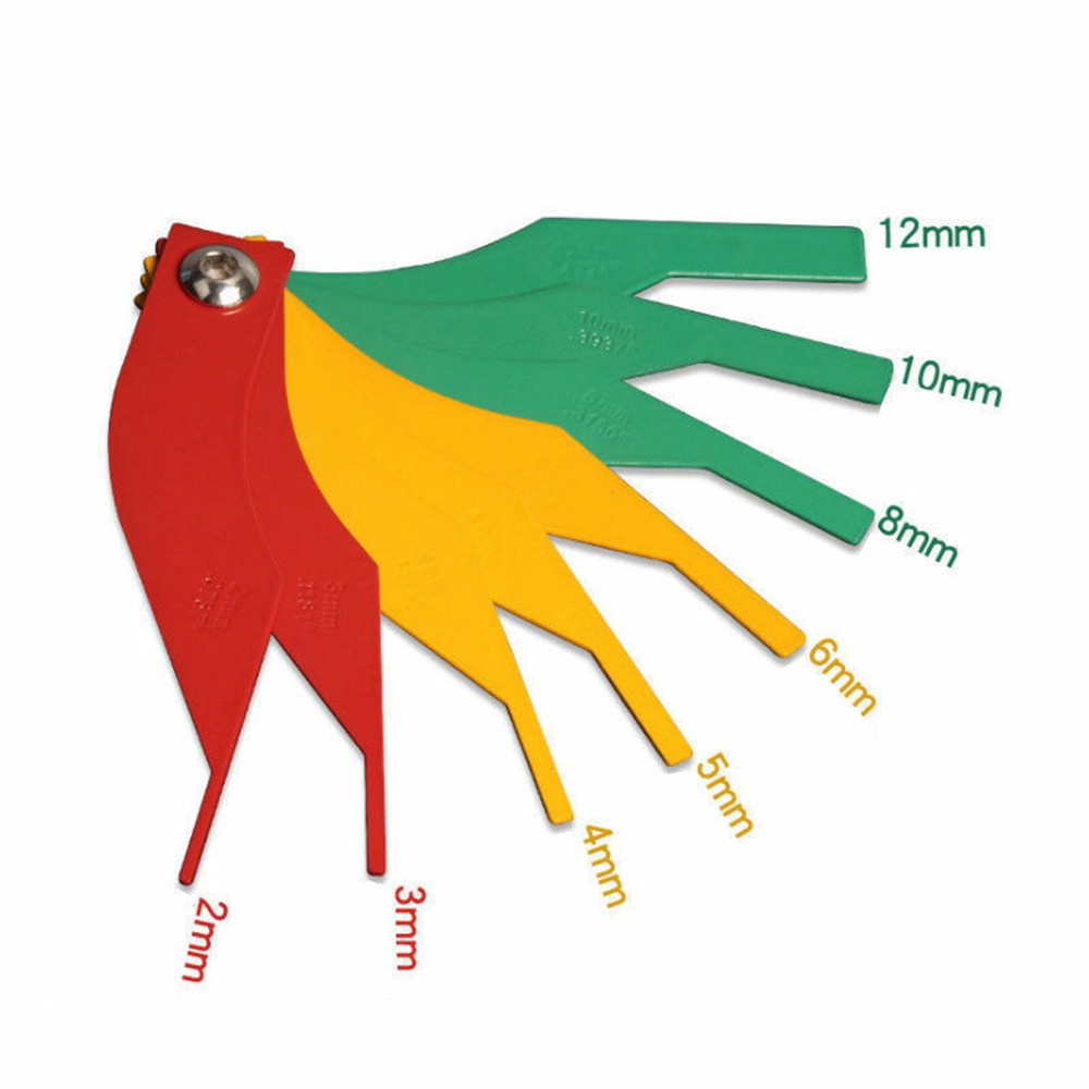 Car Brake Pad Scale Lining Thickness Feeler Gauge Tester Wear Meter