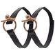 thumbnail image 3 of BRIGHTFUFU 1 par de correas para zapatos de tacón alto, cordones de cuero, bandas elásticas, correas para tacones altos, 3 of 8