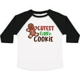 thumbnail image 3 of Inktastic Cutest Little Cookie Cute Christmas Gingerbread Man Boys or Girls Toddler T-Shirt, 3 of 5