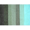 thumbnail image 1 of Ahgly Company Indoor Rectangle Abstract Light Blue Contemporary Area Rugs, 4' x 6', 1 of 1