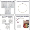 thumbnail image 2 of Beginners Embroidery Stitch Kit, 3 Sets Embroidery Stitch Kit Embroidery Skill Techniques For Hand Stitch Craft Lover, 2 of 5
