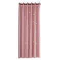 thumbnail image 3 of Xirurus Hollow Out Star Style Window Voile Tulle Curtain Sheer Panels Bedroom Living Room Decor, Elegant Pink Window Drapes for Home Privacy, 39.37 x 78.74 inches / 100 x 200 cm, 1 Panel, 3 of 10