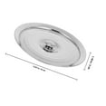 thumbnail image 6 of OUNONA Cooking Enthusiasts Pan Covers Pot Lid Stainless Steel 1Pcs, 6 of 7