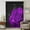 Purple, variant on Purple Rose Sheer Curtains 45 Inches Long for Bedroom, Abstract Spring Flowers Vintage Black Light Filtering Privacy Drapes, Breathable Semi Sheer Short Window Treatment for Kitchen Cafe Bathroom
