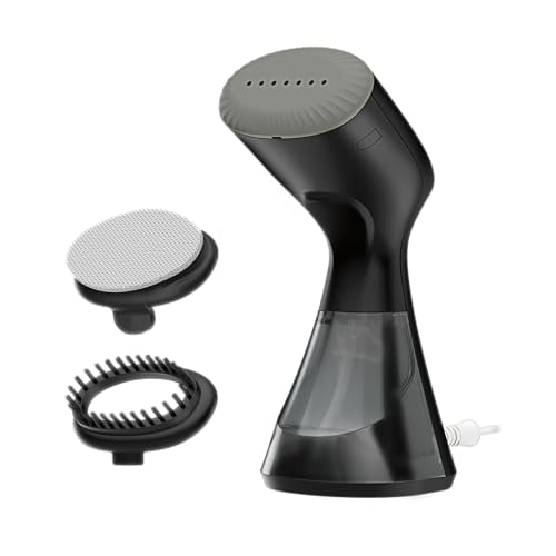 Vaporizador compacto para ropa Conair, tamaño pequeño, elimina arrugas grandes con calentamiento rápido.
