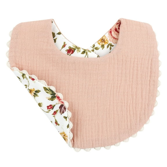 Baby Bibs Unisex Boy Girl Breathable Drooling Bib Double Side Burp Cloth Bibs Infant Teething Bibs Feeding Bandanas