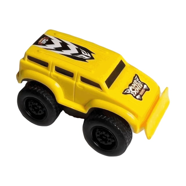 Bewildely Juguete de coche de escalada de pared magnética para una experiencia de conducción única en paredes y techos juguete de escalada de Kits de construcción modelo amarillo