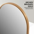 thumbnail image 6 of Arched Medicine Cabinet with Mirror,20x36 in Recessed Medicine Cabinet Mirror with Storage for Bathroom, 6 of 7