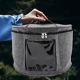 thumbnail image 4 of unbranded Organizador Redondo De Fieltro Para Sombreros Resistente Y Plegable Con Ventana Visible, 4 of 6