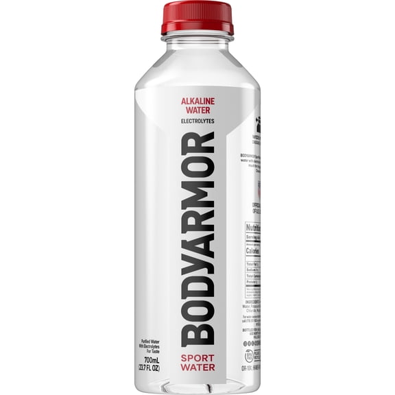 BODYARMOR SportWater Electrolyte Sports Drink Bottle, 23.7 fl oz