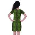 thumbnail image 4 of Moomaya Printed MidiDressFor Women Short Sleeves Above Knee-Length Summer Casual Dresses, 4 of 5