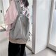 thumbnail image 1 of Mochila de moda de gran capacidad, versátil, mochila de nailon para estudiantes (gris), 1 of 4