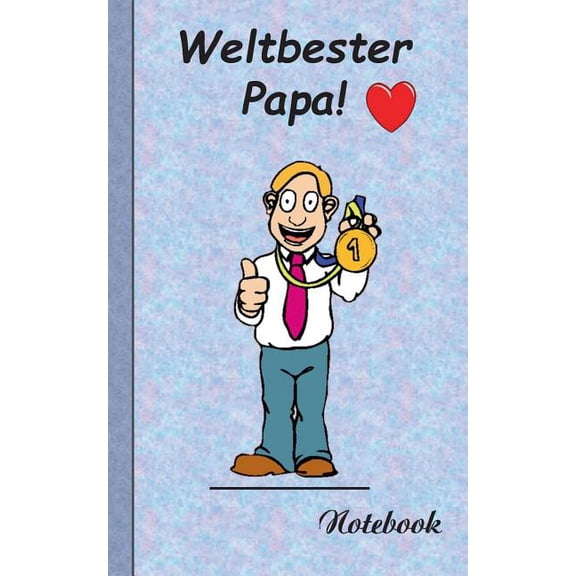 Weltbester Papa - Notizbuch: Motiv Notizbuch, Notebook, Einschreibbuch, Tagebuch, Kritzelbuch im praktischen Pocketforma, (Paperback)