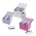thumbnail image 3 of Caja de almacenamiento de pestañas de 10 capas Almohadilla para pestañas Extensiones de pestañas acrílicas Aprox. dieciséis Mármol Colcomx Tablero de injerto de pestañas, 3 of 8
