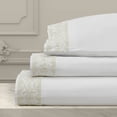 thumbnail image 3 of J. Queen New York  Majestic Embroidered Sheet Set Queen - White, 3 of 5