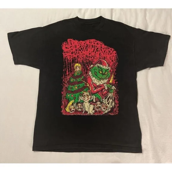 RARE New Sanguisugabogg Band Christmas T-shirt S to 5XL NE242 FREE SHIPPING