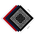 thumbnail image 3 of One Dozen/3pcs Assorted Bandanas 22X22 Inch 100% Cotton Novelty Double Sided Print Paisley Cowboy Bandana Party Favor Scarf Headband Handkerchiefs, 3 of 7