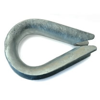 3/4" Galvanized Steel Wire Rope Thimbles (2 pcs.)