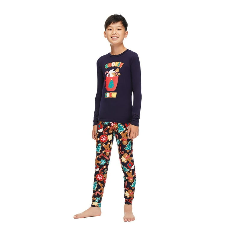 Jolly Jammies Boys and Girls Unisex Matching Family Pajamas Christmas Sleepwear Set 2 Piece Sizes XS XL Walmart