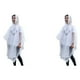 thumbnail image 2 of Toystoory Impermeable de moto Impermeable con capucha ropa de lluvia espesado EVA impermeable capa Camping turismo senderismo Ropa de lluvia blanco 2Conjunto, 2 of 6