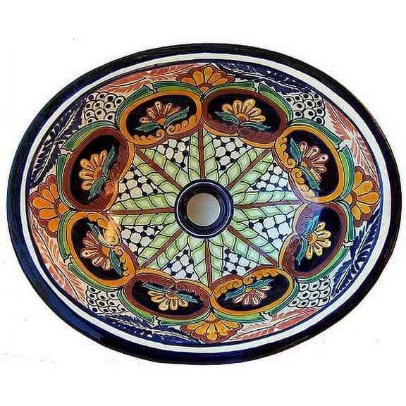 Greca C Ceramic Talavera Sink